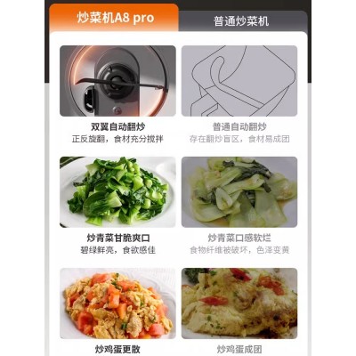 九阳炒菜机器人A8pro全自动翻炒智能少油烟做饭机烹饪官方旗舰店图4