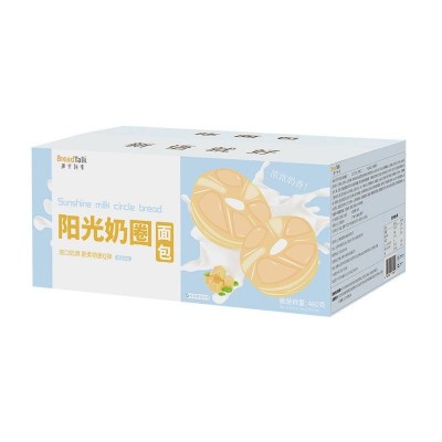 面包新语阳光奶圈手撕面包480g/箱面包吐司代餐手撕面包蛋糕图3