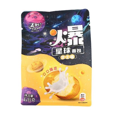 义利芝士味星球面包 68g图2