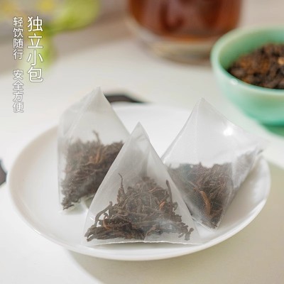 云南普洱熟茶三角茶包袋泡茶非特级陈年宫廷熟普洱茶叶老茶冷泡茶图2