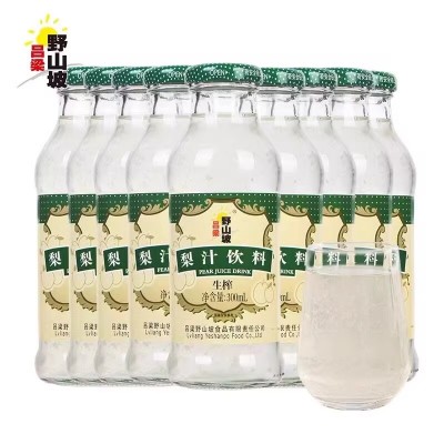 吕梁野山坡雪梨汁饮料生榨雪梨果味饮料雪梨汁300ml*8瓶图5