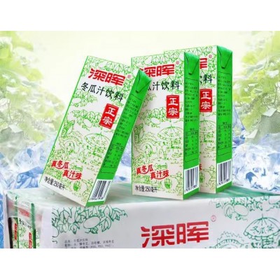 深晖菊花茶饮料250ml*12/24盒冬瓜茶甘蔗汁夏季解暑饮品图3