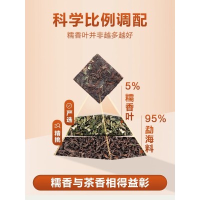 买1送1共500g 糯米香普洱茶熟茶薄片浓香型小沱茶云南黑茶叶60片图5