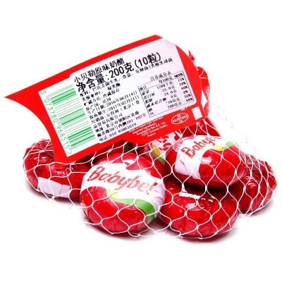 小贝勒(MiniBabybel)原味奶酪高钙休闲零食 200g 10粒 整箱装图5