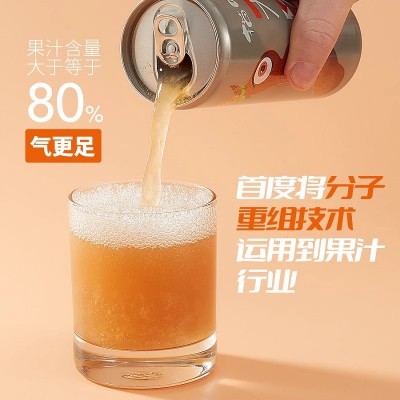 云南特产猫哆哩天然气水果果汁0脂320ml*6罐整箱罐装果味饮料酸角汁气泡水图2