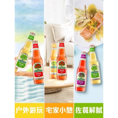 Somersby夏日纷水果味酒低度酒微醺露营野餐混合口味330ml*6瓶图3