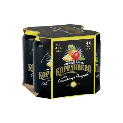 英国Kopparberg草莓果味多口味高端啤酒含酒精鸡尾酒10x330ml图2