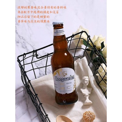 比利时进口福佳白啤酒Hoegaarden小麦精酿啤酒330ML /24瓶整箱装图2