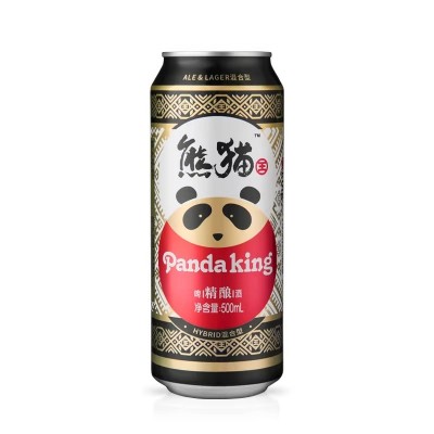 熊猫王9.5°精酿啤酒Panda king国产整箱听装罐装500ml*12听图4