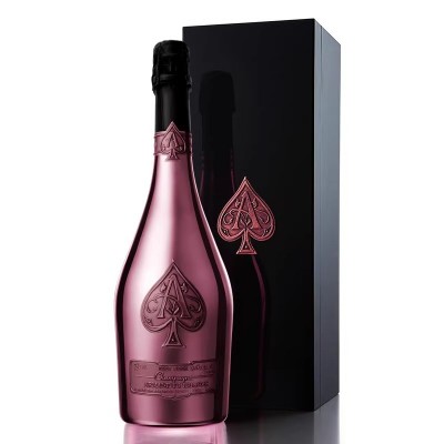 黑桃A香槟粉红香槟 钢琴烤漆750ml*1盒礼盒Armand de Brignac 玫瑰起泡酒图5