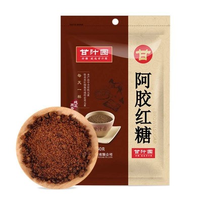 甘汁园阿胶红糖350g/袋图4