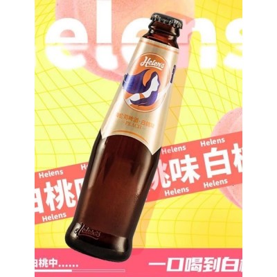 Helens海伦司水果味果啤组合葡萄草莓白桃270ml*6瓶图4