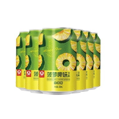 珠江啤酒菠萝啤果味饮料330mL6罐不含酒精果啤易拉罐南粤经典图5