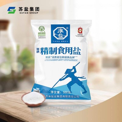 淮盐牌精制食用盐500g/袋图3