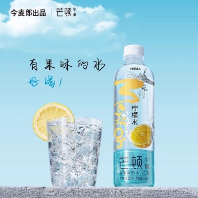 今麦郎芒顿小镇果味饮料500ml*24瓶柠檬水蜜桃青苹果味混合装整箱图2