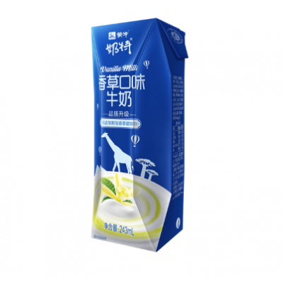 蒙牛奶特香草牛奶 243ml*12盒/箱 十箱起更大优惠 41.92元图3