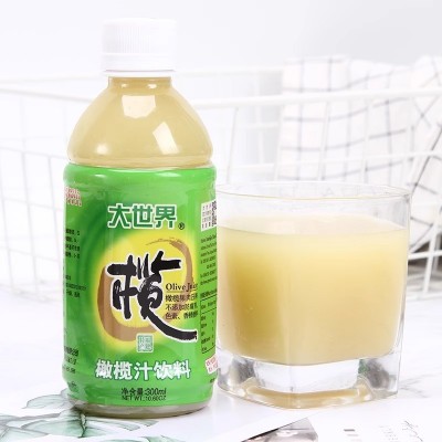 福建特产果汁饮料福州大世界橄榄汁300ml*12瓶箱甘甜夏季解渴图2