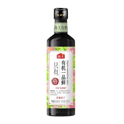 海天有机一品鲜500ml/瓶 炒菜提味增鲜图2