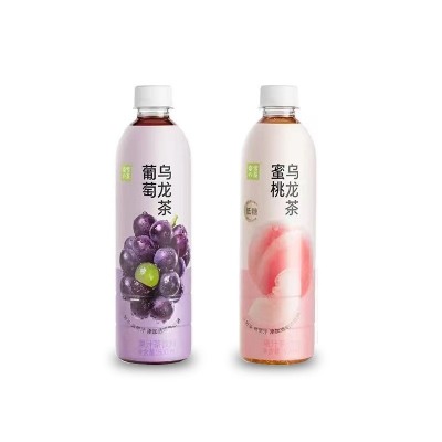 奈雪的茶低糖果汁茶饮料450ml*12瓶青提葡萄蜜桃乌龙茶饮料特价图4