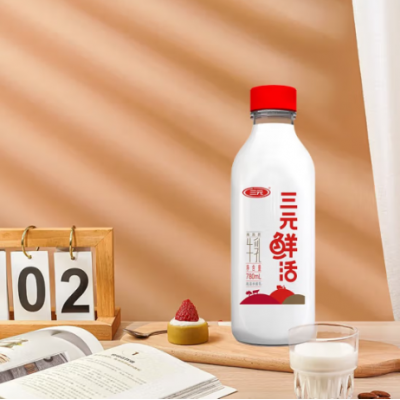 三元鲜活牛乳PET 780ml*2瓶 整箱装图3