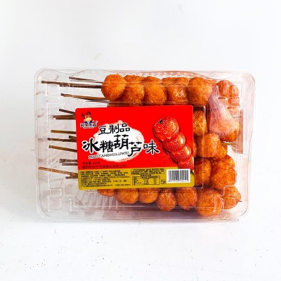 北京烤鸭味豆制品辣条啤酒烤鸭 300g*4盒 整箱装图2