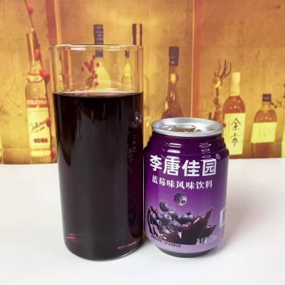 隽颜堂蓝莓汁风味饮料大全整箱238ml*24罐特价批过年春节酒席饮品餐饮外卖饮料蓝莓味图4