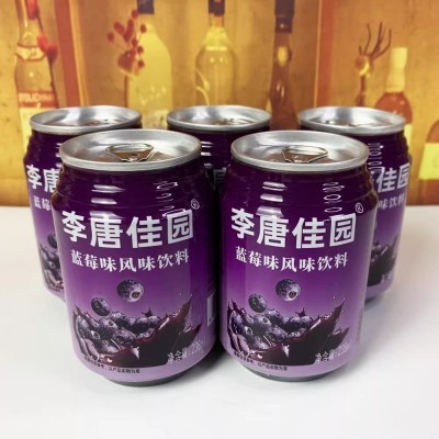 隽颜堂蓝莓汁风味饮料大全整箱238ml*24罐特价批过年春节酒席饮品餐饮外卖饮料蓝莓味图3