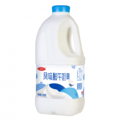 三元 原味大桶风味酸牛奶 1.8kg*6桶 整箱装图5