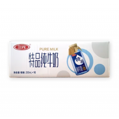 三元特品纯牛奶3.2克乳蛋白 200ml*24盒 整箱装图5