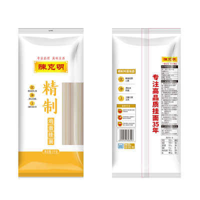 陈克明精制鸡蛋面1kg/袋图2