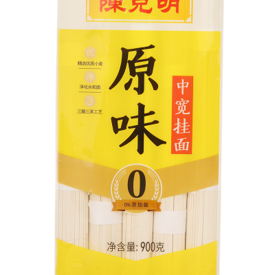 陈克明中宽挂面原味900g/袋图3