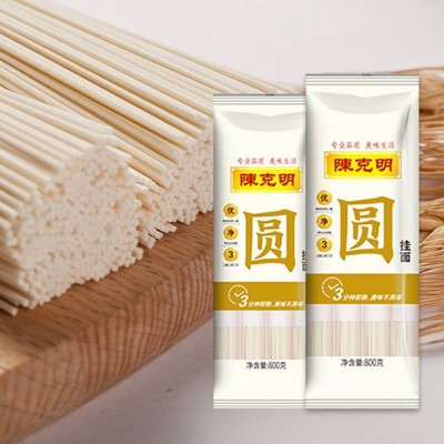 陈克明圆挂面800g/袋图2