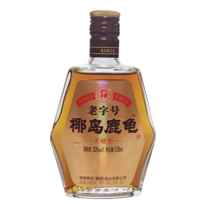 正宗椰岛鹿龟酒33度135ml*12瓶/24瓶露酒无糖型 小瓶酒图5