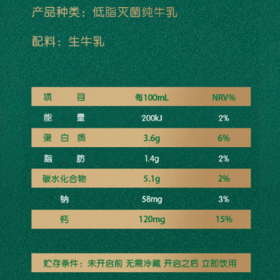 伊利金典高钙低脂纯牛奶 250ml*12盒 整箱装图4