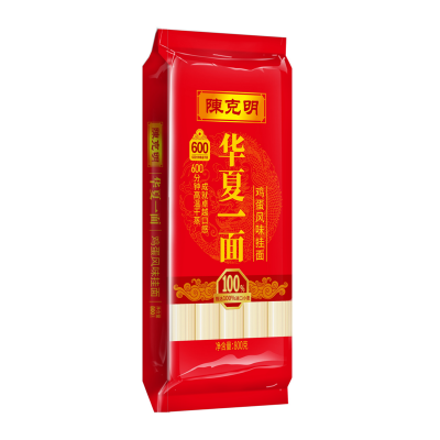 陈克明华夏一面鸡蛋风味挂面800g/袋图2