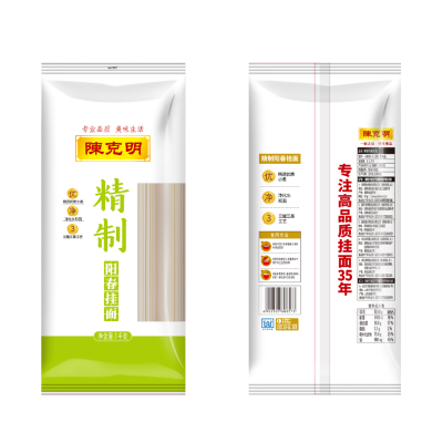 陈克明精制阳春挂面1kg/袋图2