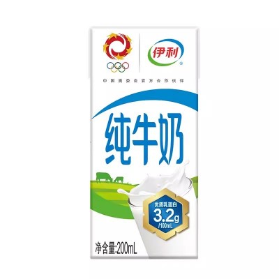 伊利纯牛奶 200ml*24盒 整箱装（十件起订）图2