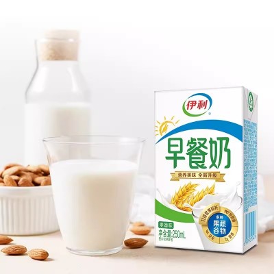 伊利麦香早餐牛奶250ml×24盒/整箱学生营养早餐搭档图4