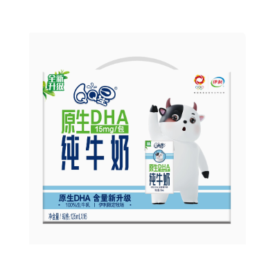 伊利QQ星儿童成长牛奶-健固牛奶饮品 125ml*20盒 整箱装图2