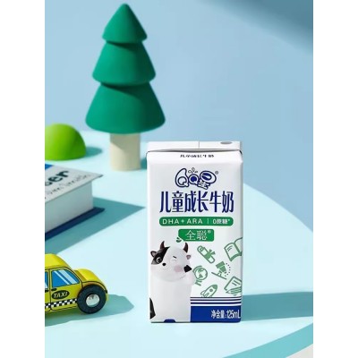 伊利QQ星儿童成长牛奶-全聪牛奶饮品 125ml*20盒 整箱装（十件起订)图5