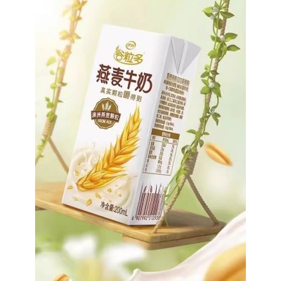 伊利谷粒多燕麦牛奶 200ml*12盒 整箱装图2