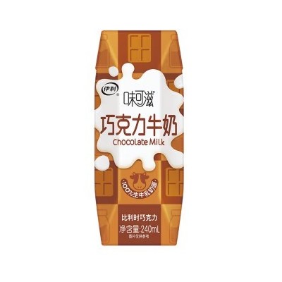 伊利味可滋巧克力牛奶 240ml*12盒 整箱装（十件起订）图2