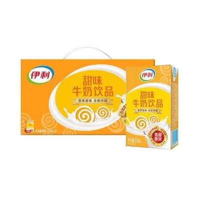 伊利甜牛奶甜味牛奶饮品 250ml*24盒 整箱装（十件起订）图5