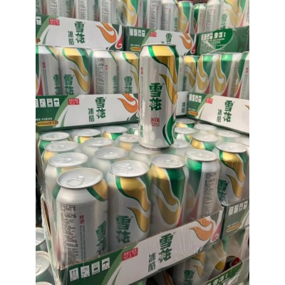 雪花冰酷啤酒500ml*9罐装官方雪花冰酷啤酒听装小麦啤酒图5