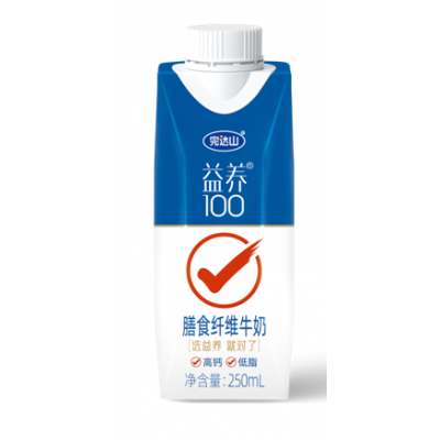 完达山益养100膳食纤维牛奶 250ml*10瓶 整箱装图3