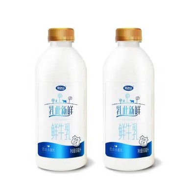 完达山乳此新鲜全脂鲜牛奶 巴氏杀菌鲜牛奶 650ml*12瓶 整箱装图4