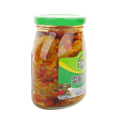 吉香居爽脆笋丁266g/罐 红油榨菜即食开味小菜图3