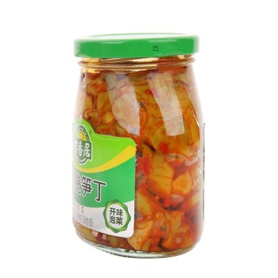 吉香居爽脆笋丁266g/罐 红油榨菜即食开味小菜图4