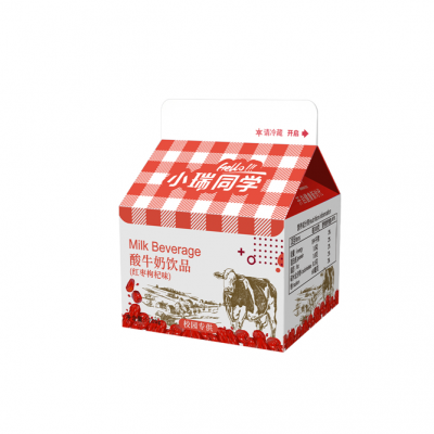 瑞康小瑞同学酸牛奶饮品（红枣枸杞味）200g*8盒 整箱装图2