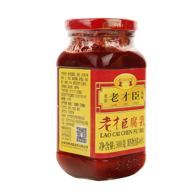 老才臣红腐乳300g/瓶图2